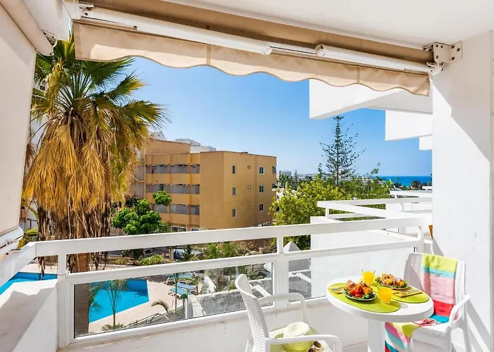 302 Modern, Light, Comfortable With Swimming Pool Lägenhet Playa de las Americas (Tenerife)